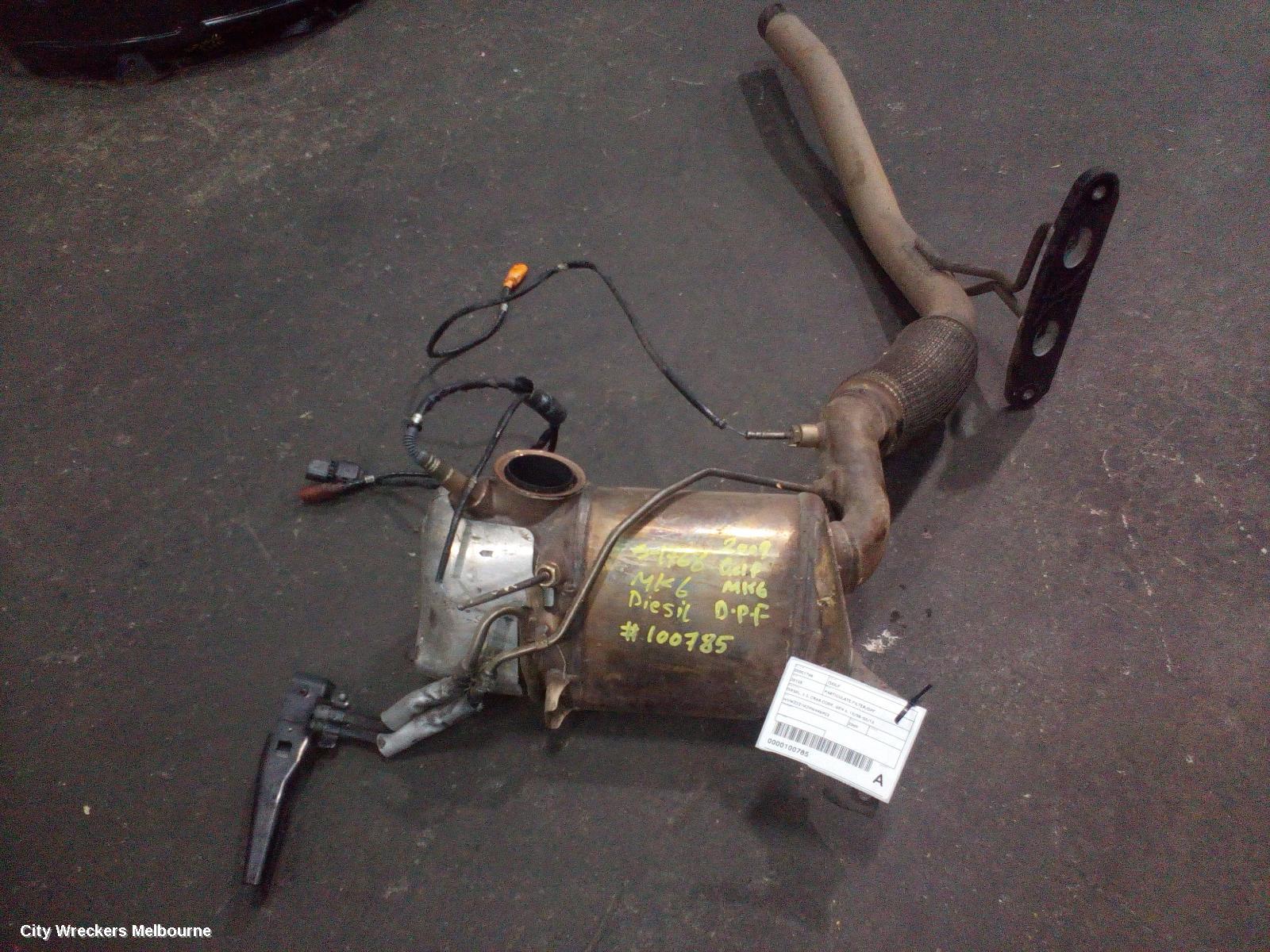 VOLKSWAGEN GOLF PARTICULATE FILTER/DPF, DIESEL, 2.0, CBAB CODE, GEN 6, 10/2008 - 03/2013 - Image 2