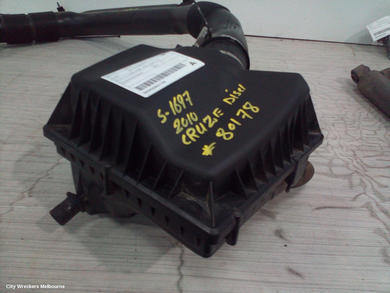 HOLDEN CRUZE AIR CLEANER/BOX, JG-JH, 2.0, TURBO DIESEL, Z20SI, 03/2009 - 01/2017 - Image 1