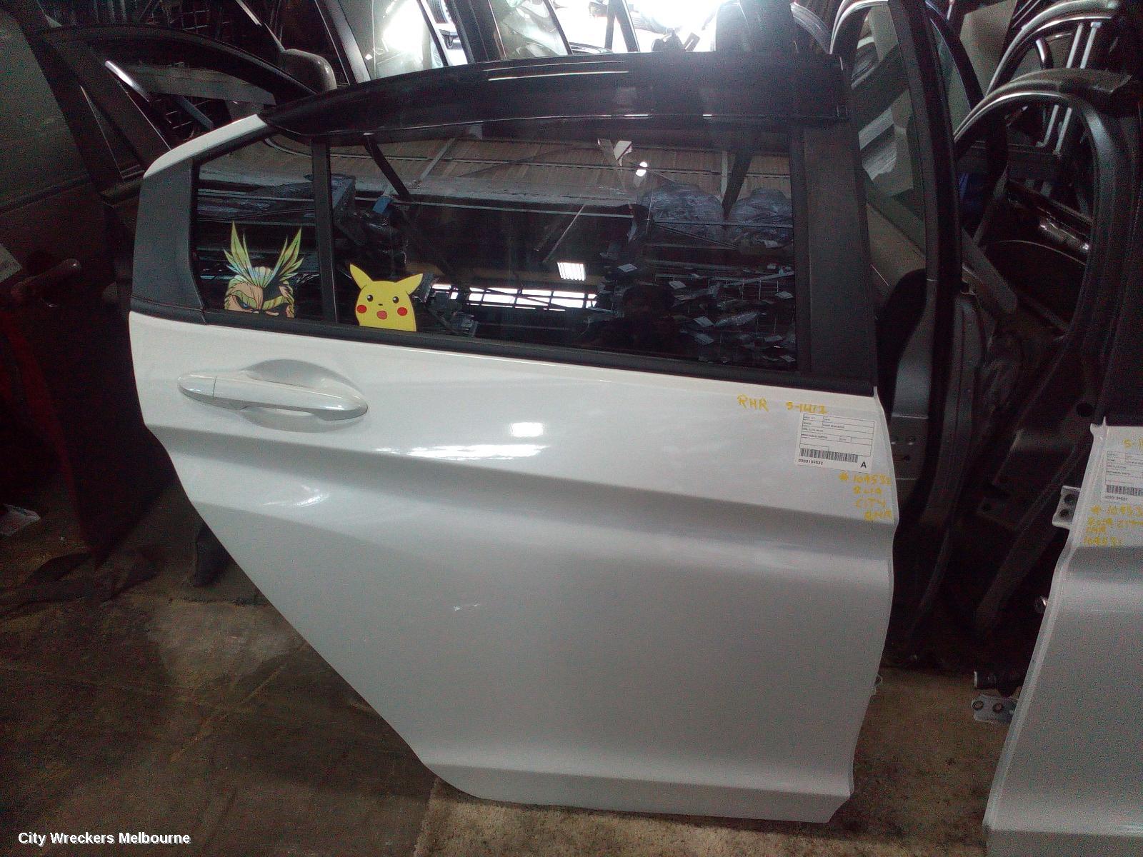HONDA CITY RIGHT REAR DOOR, GM6, 01/2014 - 09/2020 - Image 2