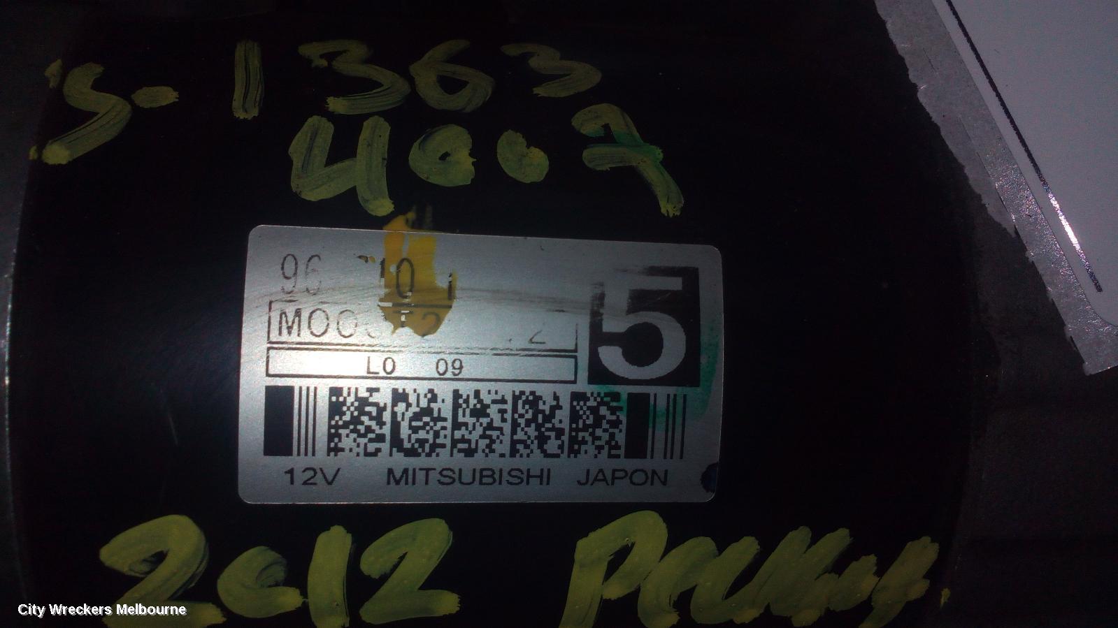 PEUGEOT 4007 STARTER, DIESEL, 2.2, MITS M000T20871, GS, 11/2009 - 08/2013 - Image 1
