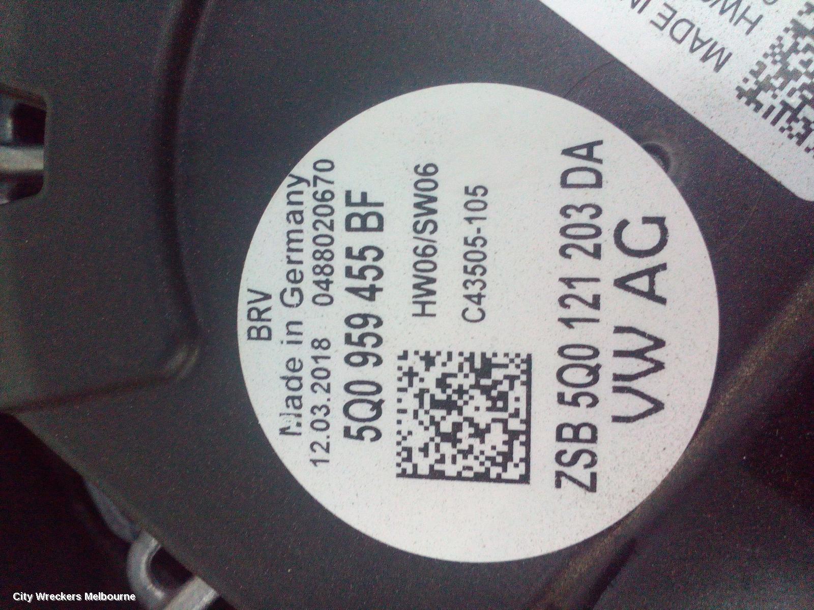 AUDI A3 FAN, DUAL FAN ASSY, 1.4, PETROL, CZEA/CPTA CODE, 320W/200W (BROSE), 8V, 05/2013 - 10/2020 - Image 1