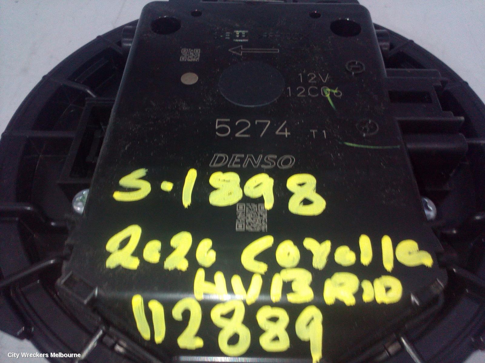TOYOTA COROLLA HEATER FAN MOTOR, E210, 07/2018 ONWARDS - Image 3