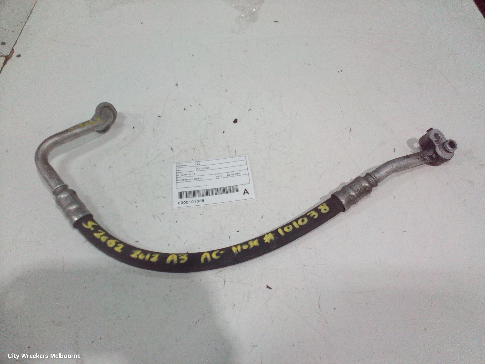AUDI A3 A/C HOSES, 8P, 06/2004 - 02/2013 - Image 1