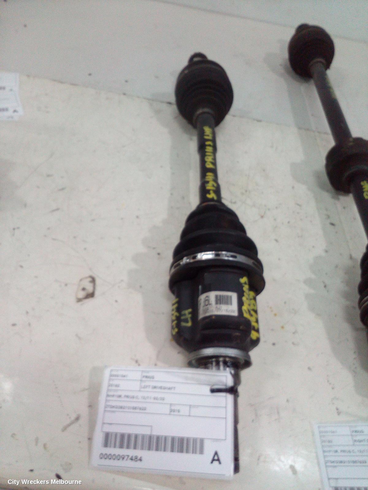 TOYOTA PRIUS LEFT DRIVESHAFT, NHP10R, PRIUS C, 12/2011 - 03/2020 - Image 2