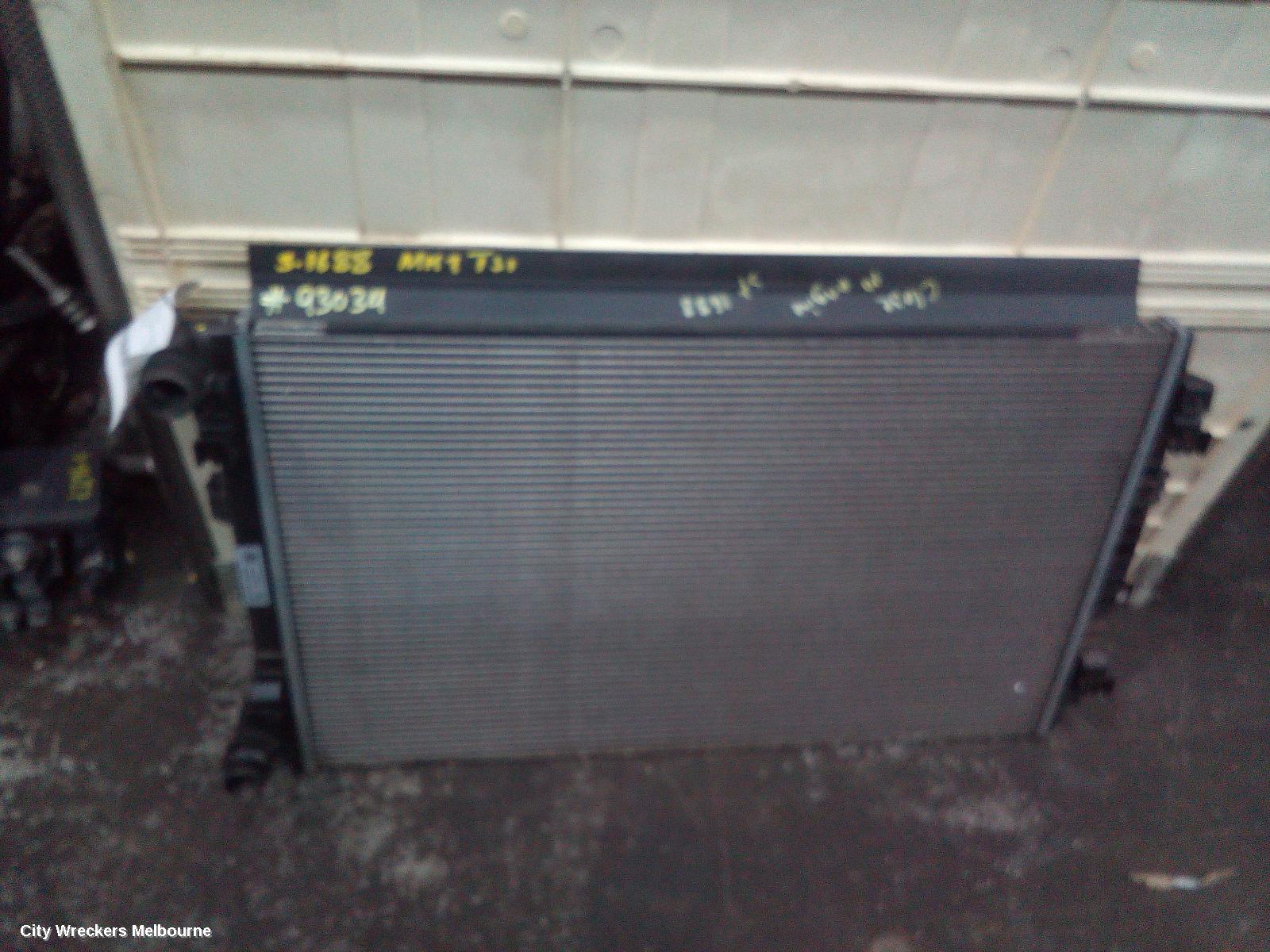 VOLKSWAGEN GOLF RADIATOR, PRIMARY RADIATOR (CLOSEST TO ENGINE), AUTO/MANUAL, 1.4, PETROL, GEN 7, 03/2013 - 08/2020 - Image 3