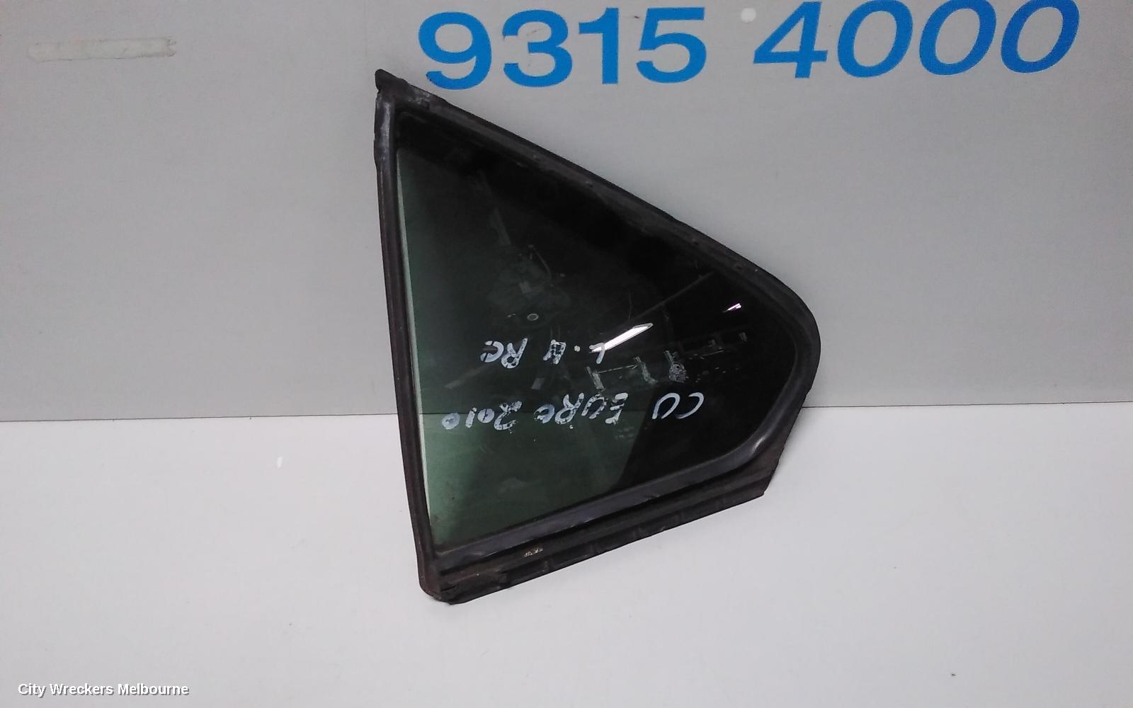 HONDA ACCORD LEFT REAR 1/4 DOOR GLASS, 8TH GEN, EURO (VIN JHMCU), SEDAN, 06/2008 - 06/2011 - Image 2