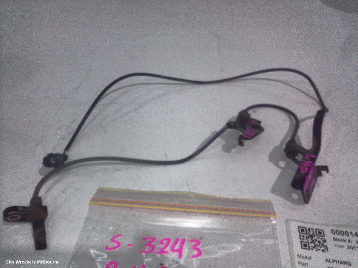 TOYOTA ALPHARD ABS SENSOR, 20 SERIES, 08-15 (IMPORT) - Image 3