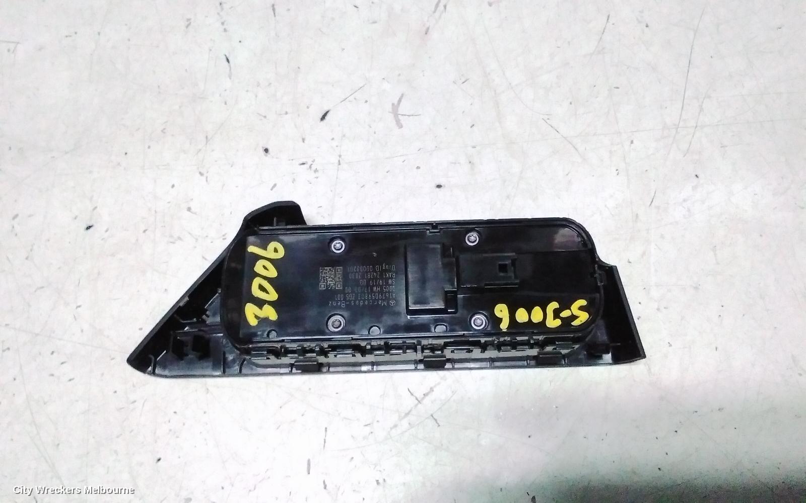 MERCEDES EQA PWR DR WIND SWITCH, H243, RH FRONT (MASTER SWITCH), 01/2021 ONWARDS - Image 3