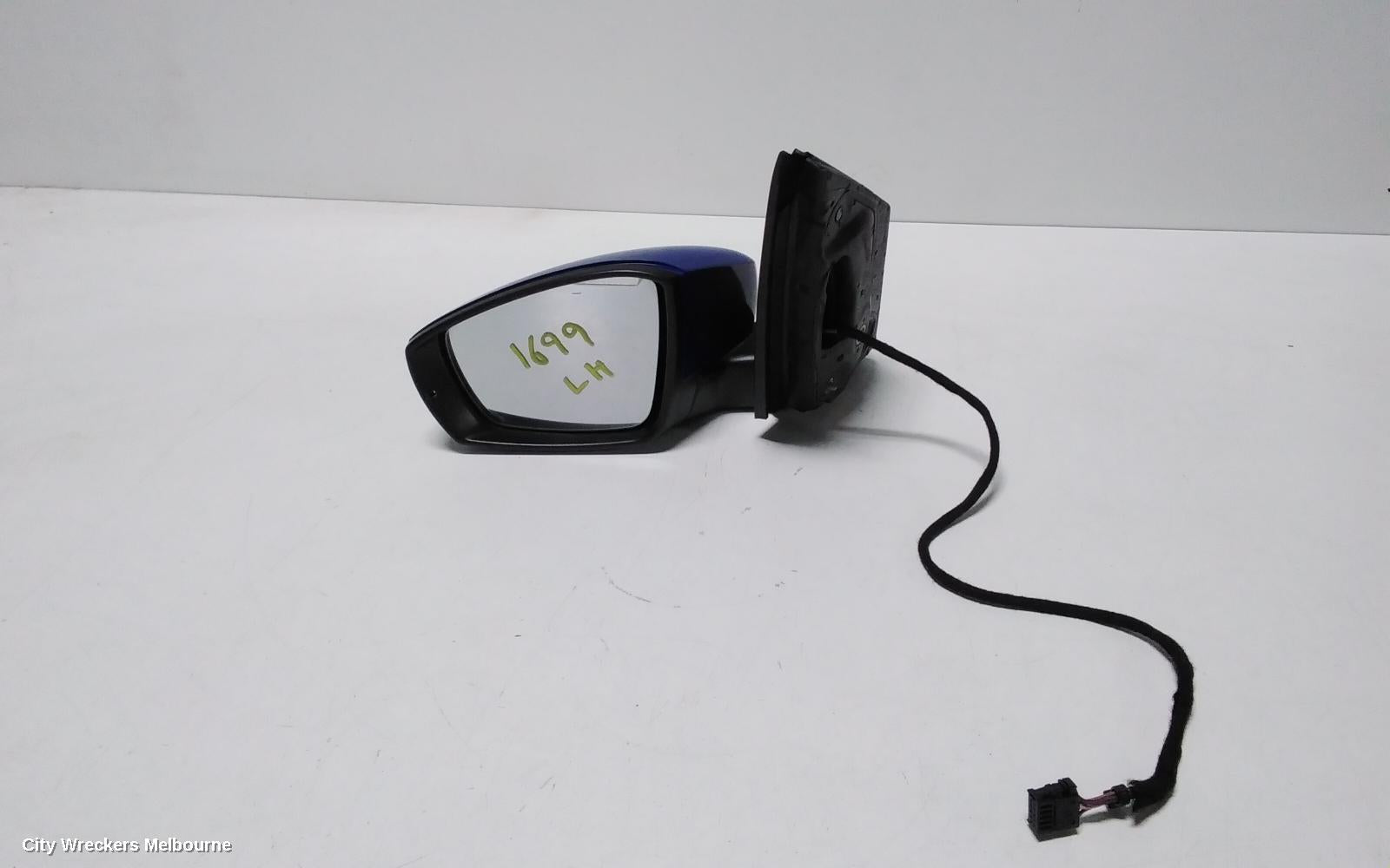VOLKSWAGEN POLO LEFT DOOR MIRROR, 6R, HEATED TYPE, 05/2010 - 05/2014 - Image 1