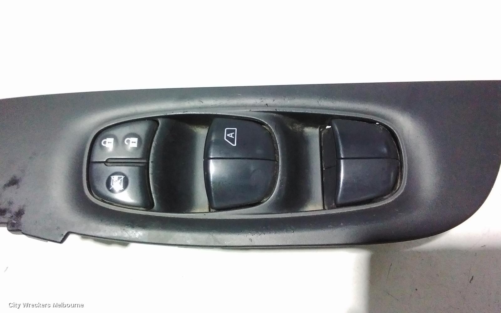 NISSAN QASHQAI PWR DR WIND SWITCH, RH FRONT (MASTER SWITCH), EARLY TYPE (ONLY DRIVERS DOOR AUTO TYPE), J11, 06/2014 - 06/2017 - Image 2