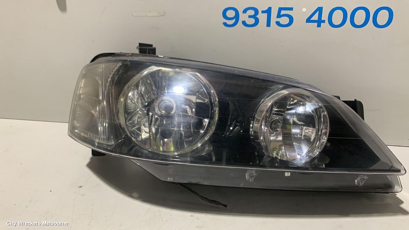FORD FALCON RIGHT HEADLAMP, BA-BF1, XT, BLACK INSERT TYPE, 10/2002 - 08/2006 - Image 1