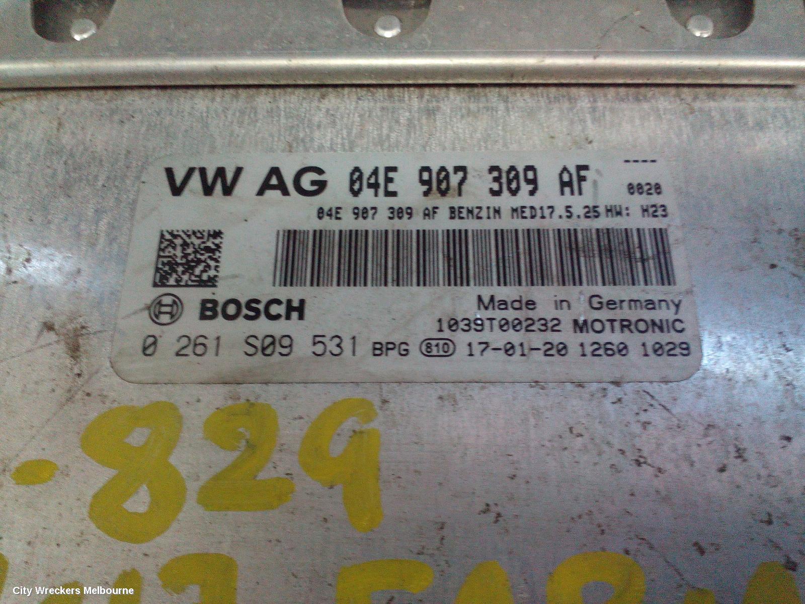 SKODA FABIA ECU, ENGINE ECU, 1.2, PETROL, TURBO, CJZA CODE, ECU ONLY, NJ, 01/2015 ONWARDS - Image 1