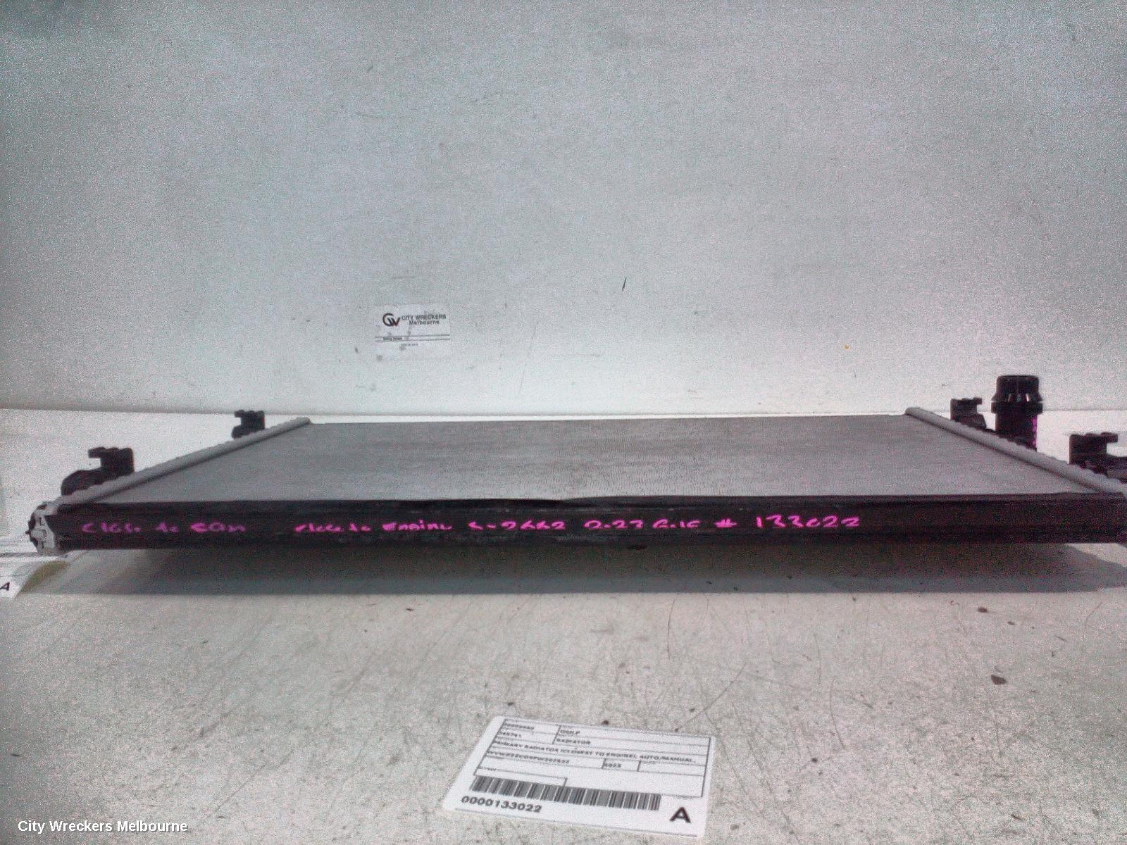 VOLKSWAGEN GOLF RADIATOR, PRIMARY RADIATOR (CLOSEST TO ENGINE), AUTO/MANUAL, 1.4, PETROL, GEN 8, 09/2020 ONWARDS - Image 2