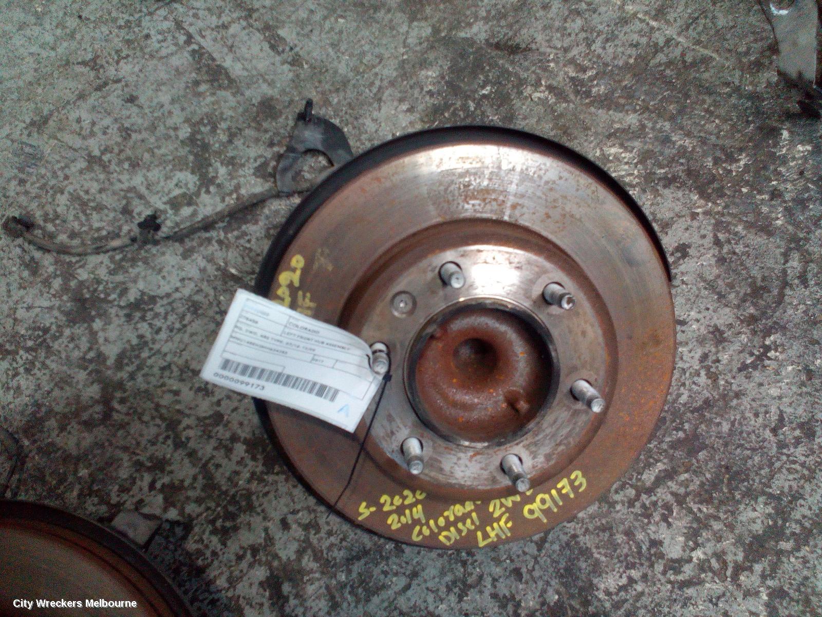 HOLDEN COLORADO LEFT FRONT HUB ASSEMBLY, RG, 2WD, ABS TYPE, 07/2016 - 12/2020 - Image 2