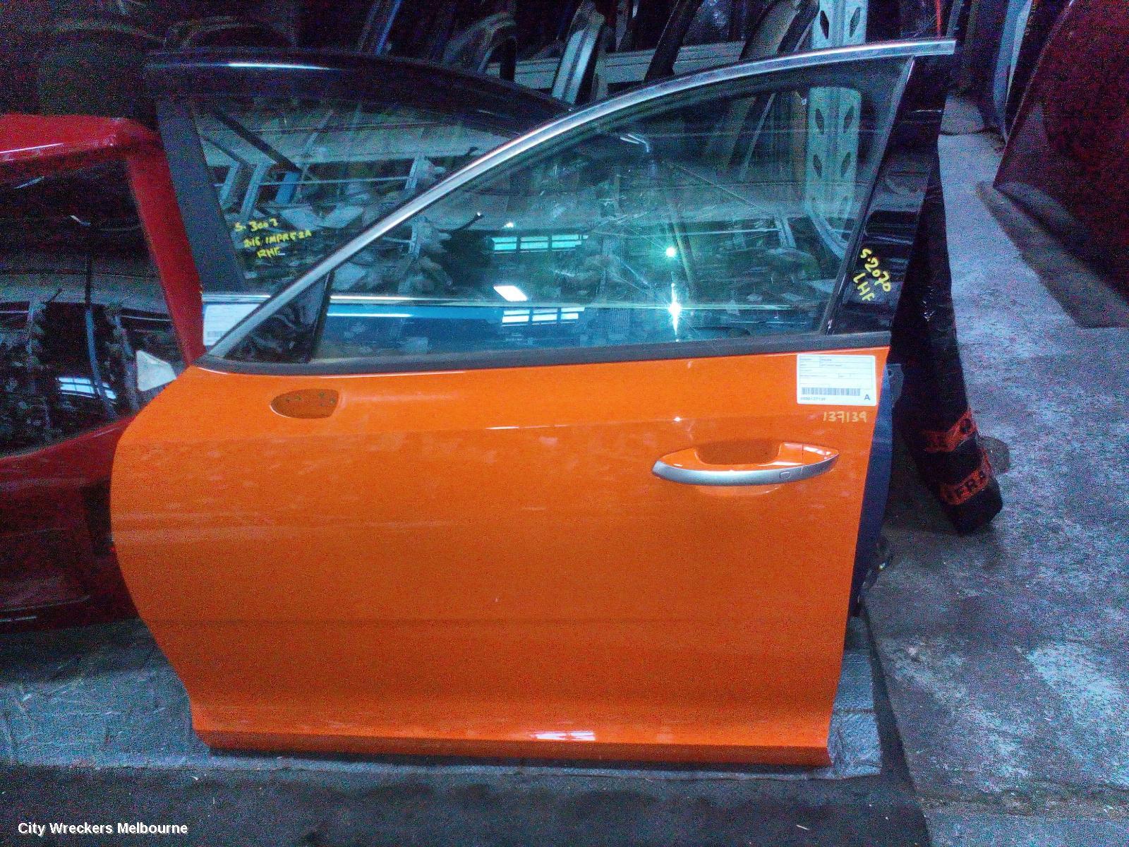 KIA STINGER LEFT FRONT DOOR, CK, 06/2017 ONWARDS - Image 1