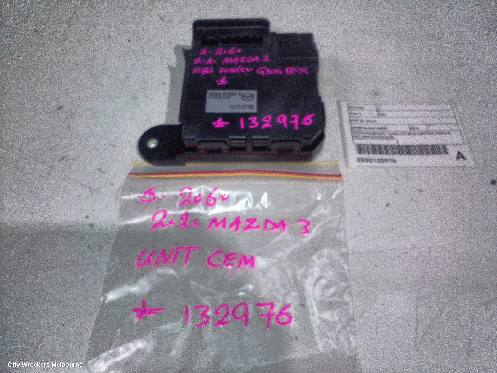 MAZDA 3 ECU, BCM, BP, 03/2019 ONWARDS - Image 1