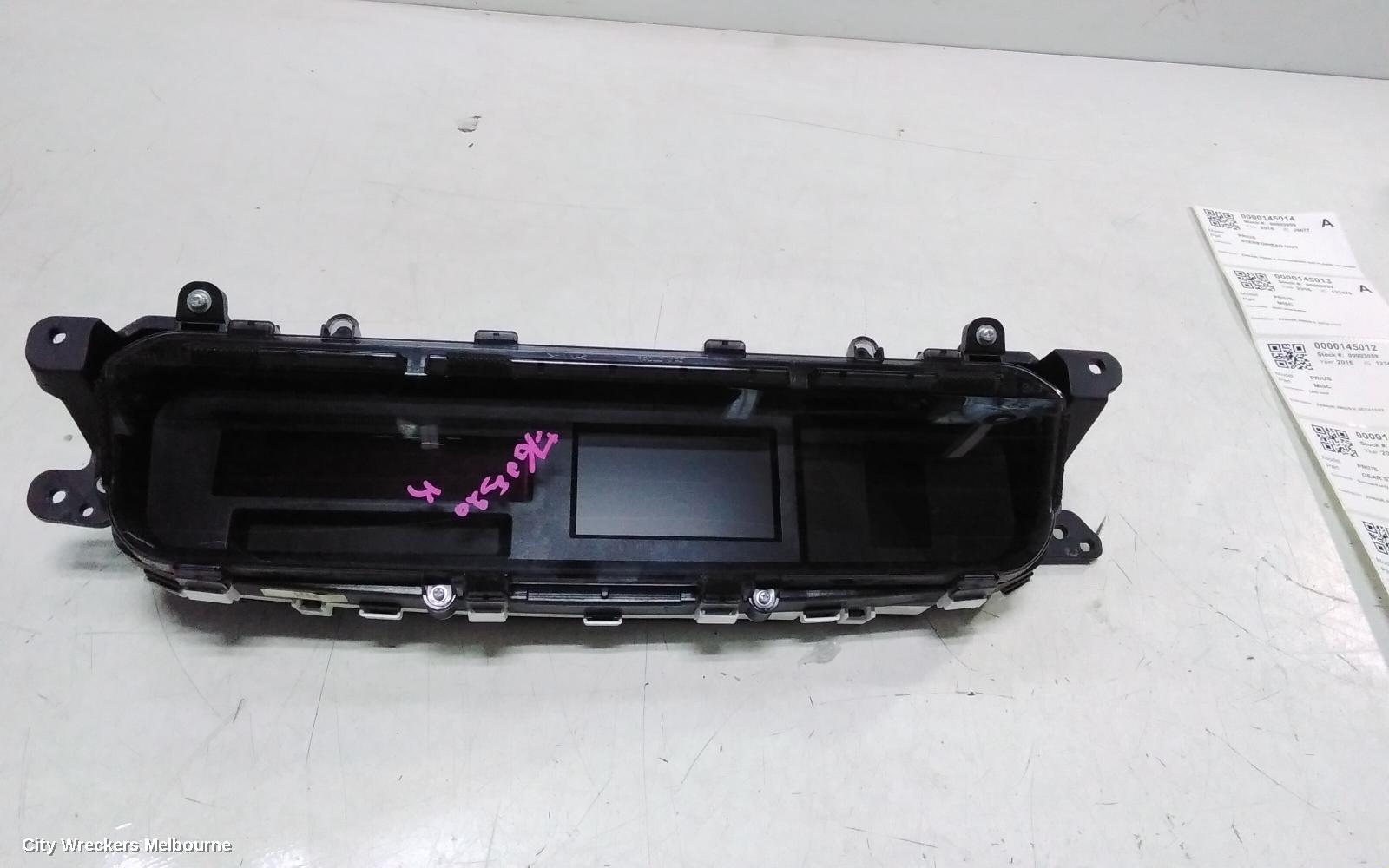 TOYOTA PRIUS INSTRUMENT CLUSTER, ZVW40R, PRIUS V, DISPLAY CLUSTER, 06/2015 - 11/2022 - Image 1