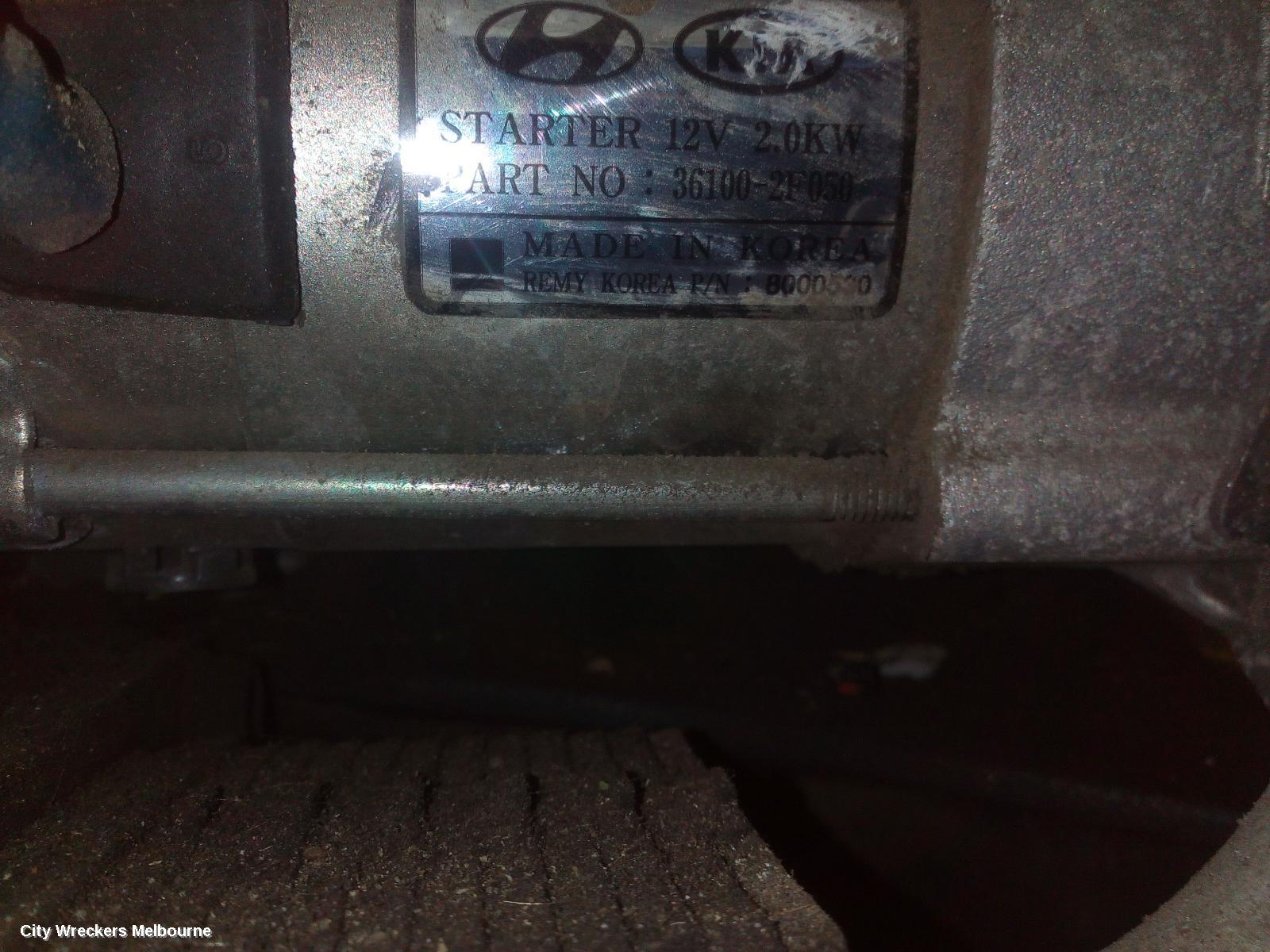 KIA SPORTAGE STARTER, DIESEL, 2.0, D4HA, TURBO, SL, 05/2010 - 10/2015 - Image 1