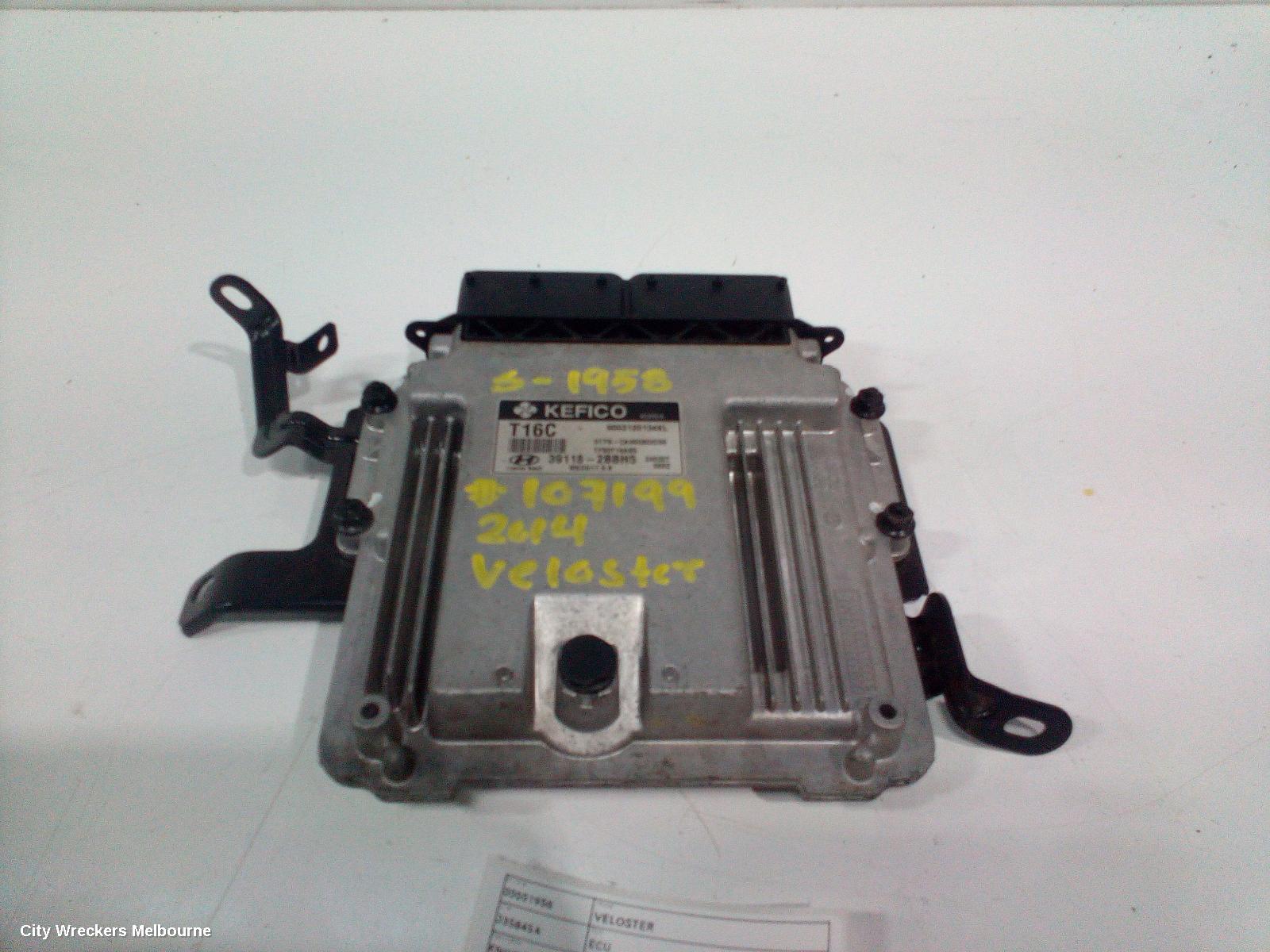 HYUNDAI VELOSTER ECU, ENGINE ECU, TURBO, AUTO T/M, P/N 391182BBH5, ECU ONLY, FS, 07/2012 - 09/2014 - Image 2
