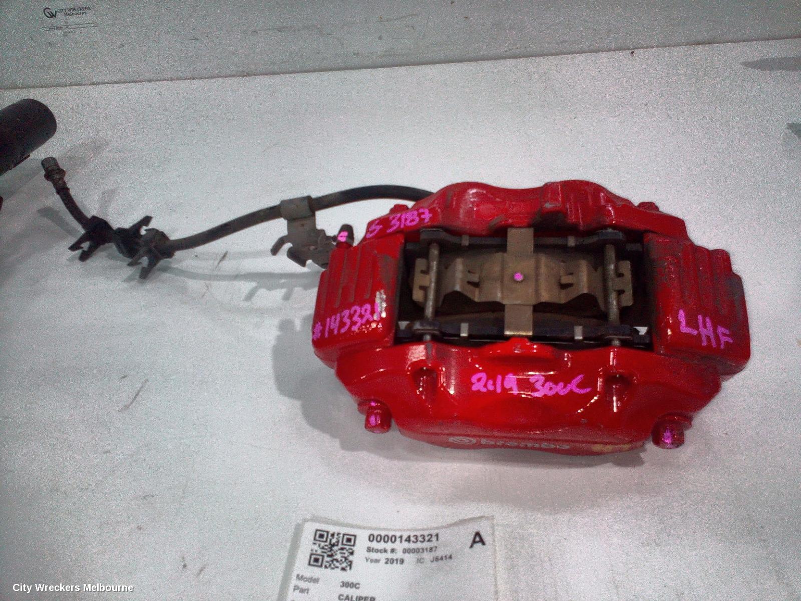 CHRYSLER 300C CALIPER, LX, LH FRONT, RED, 360MM ROTOR, BREMBO, 12/2011 - 12/2021 - Image 1