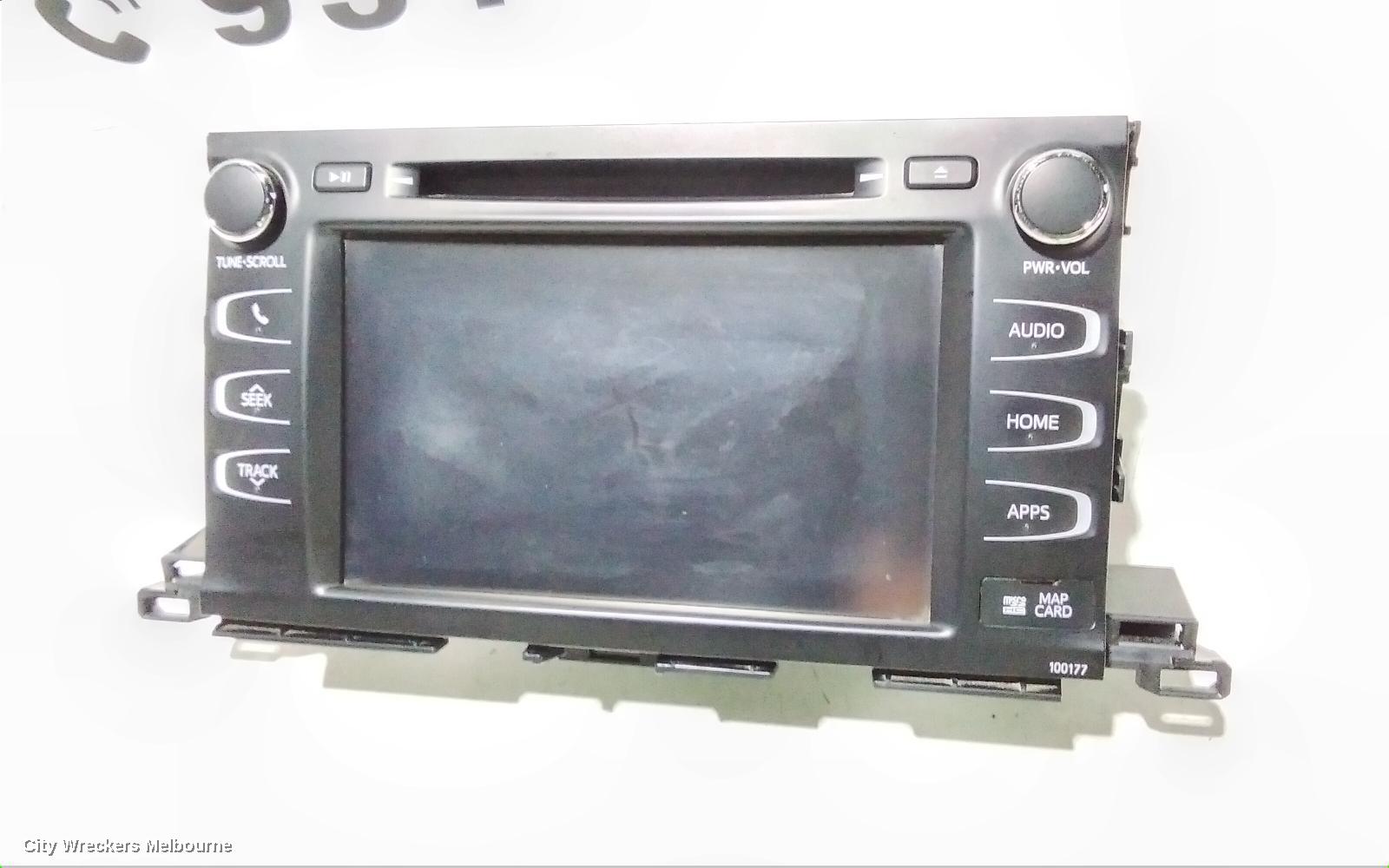 TOYOTA KLUGER RADIO/CD/DVD/SAT/TV, SAT NAV HEAD UNIT, GSU50/GSU55, 03/2014 - 02/2021 - Image 3