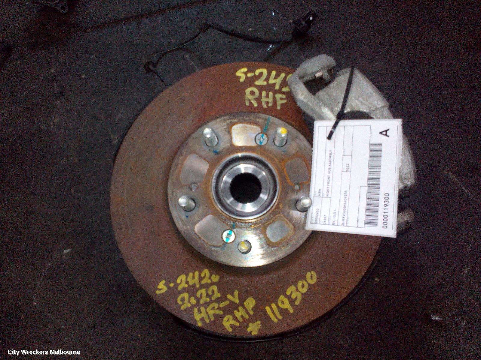 HONDA HRV RIGHT FRONT HUB ASSEMBLY, RV, 12/2021 ONWARDS - Image 2