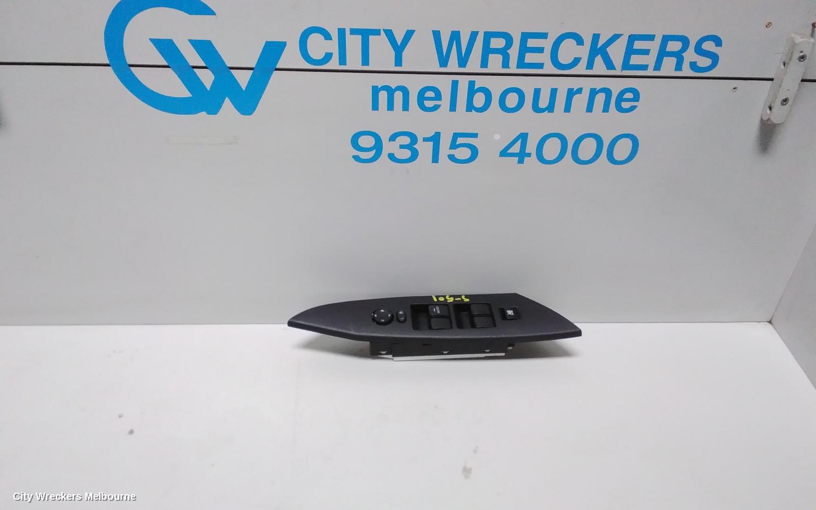 MAZDA 3 PWR DR WIND SWITCH, RH FRONT (MASTER SWITCH), BL, 04/2009 - 10/2013 - Image 1