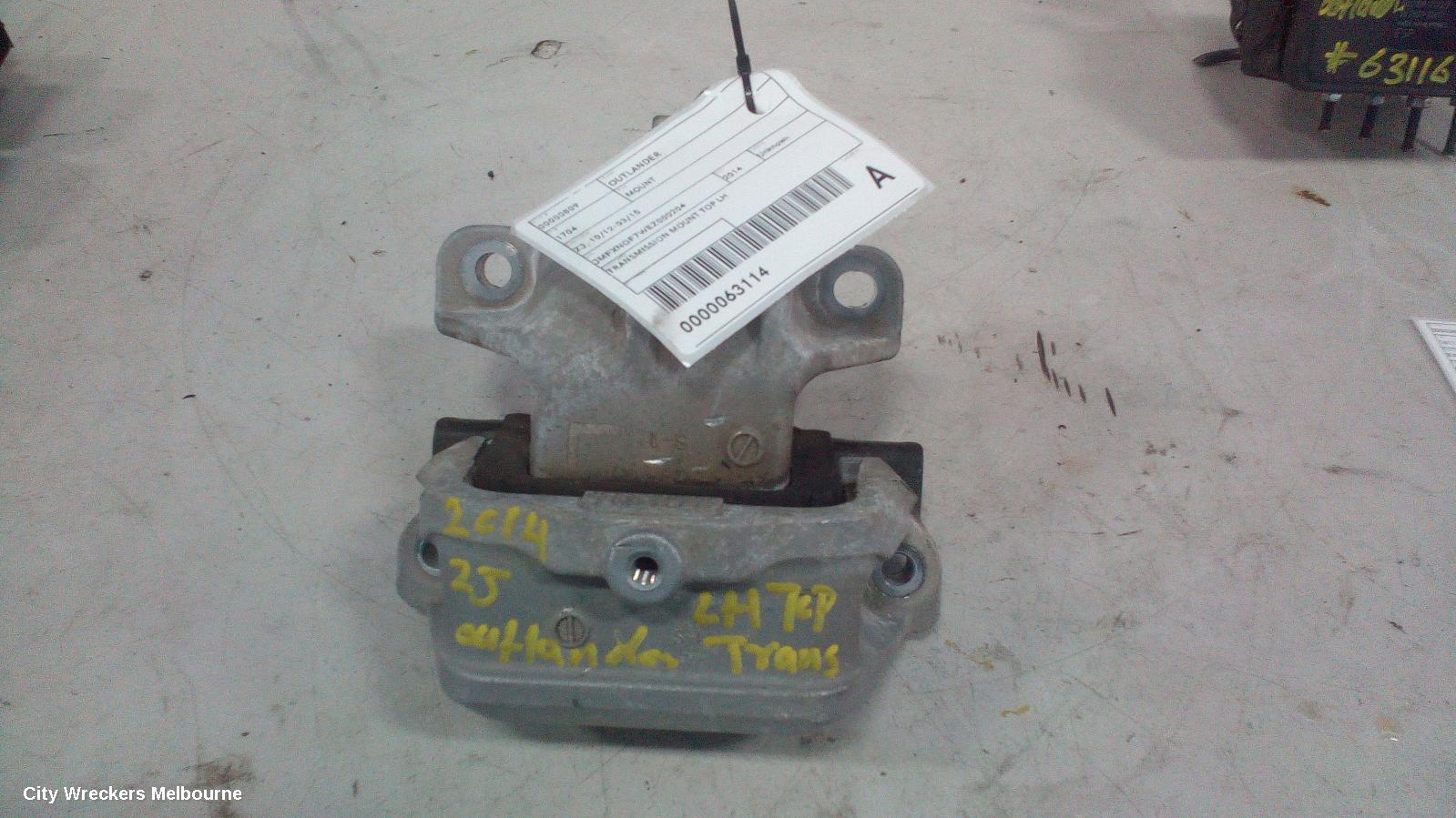 MITSUBISHI OUTLANDER MOUNT, ZJ, 10/2012 - 03/2015 - Image 1