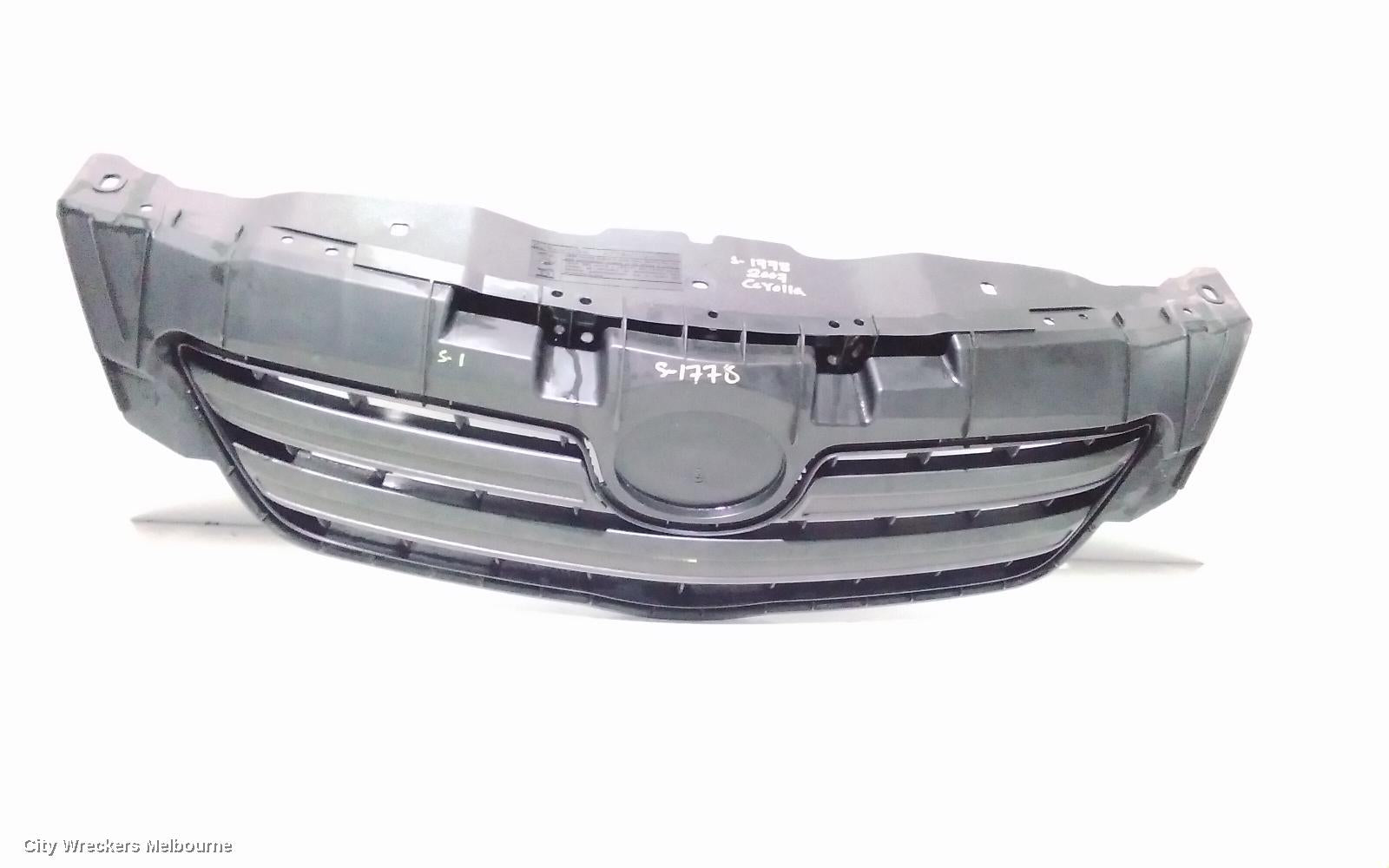 TOYOTA COROLLA GRILLE, RADIATOR GRILLE, ZRE152/20153R, SEDAN, OUTER, 03/2007 - 02/2010 - Image 2