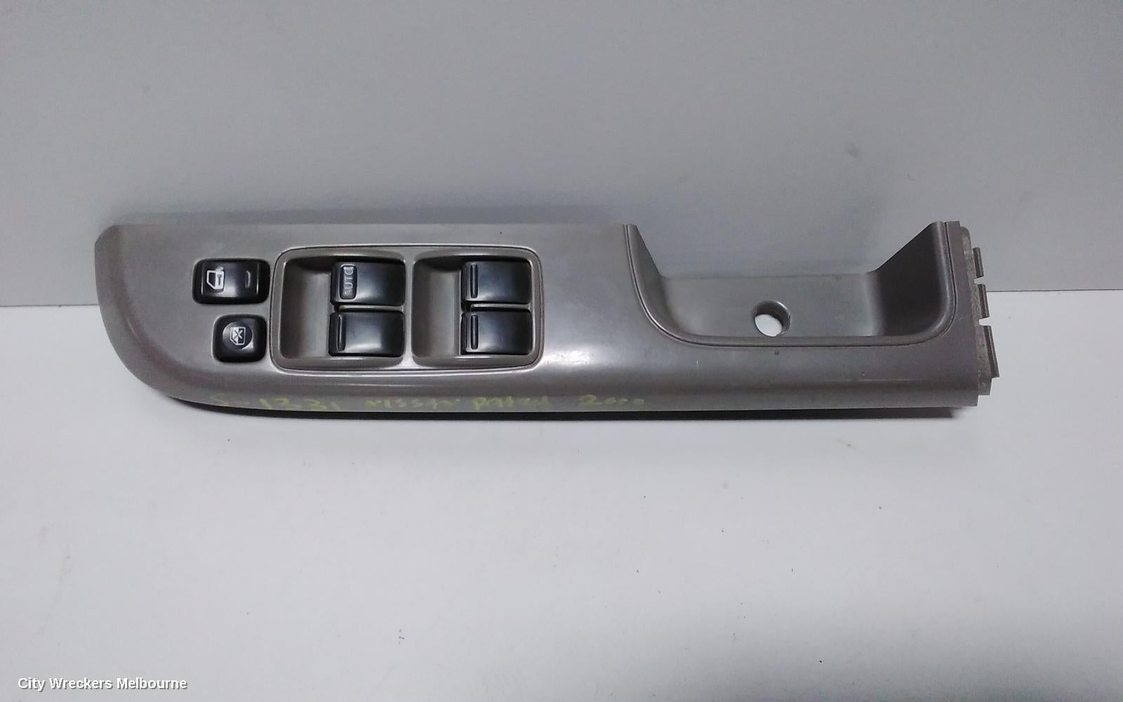 NISSAN PATROL PWR DR WIND SWITCH, RH FRONT (MASTER SWITCH), WAGON, TWO PLUG TYPE, Y61/GU, 12/1997 - 04/2017 - Image 3