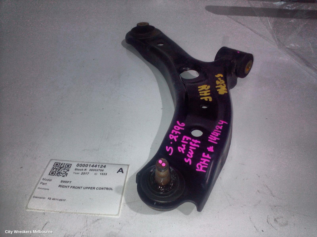 SUZUKI SWIFT RIGHT FRONT UPPER CONTROL ARM, FZ, 02/2011 - 03/2017 - Image 1