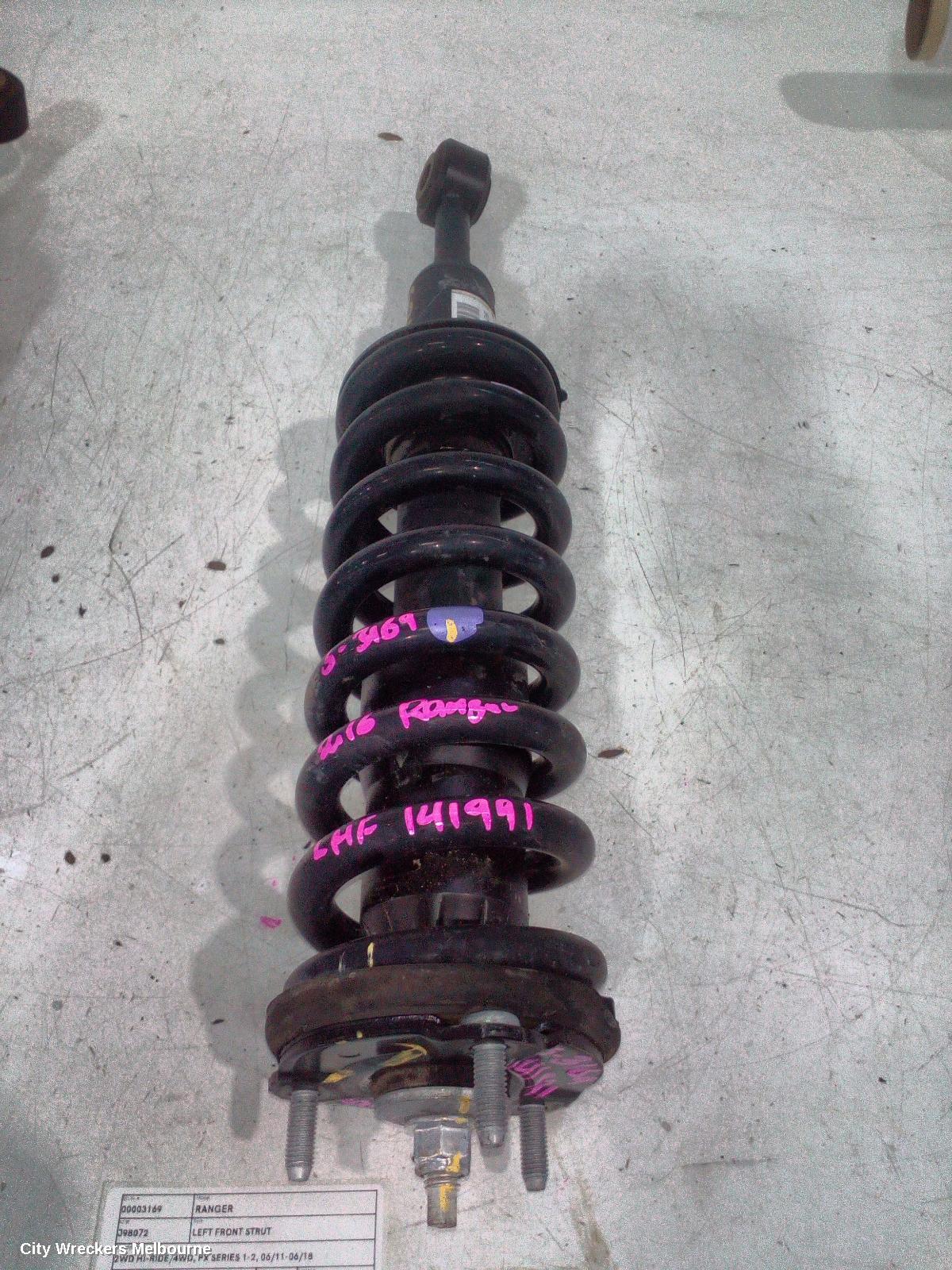 FORD RANGER LEFT FRONT STRUT, 2WD HI-RIDE/4WD, PX SERIES 1-2, 06/2011 - 06/2018 - Image 2