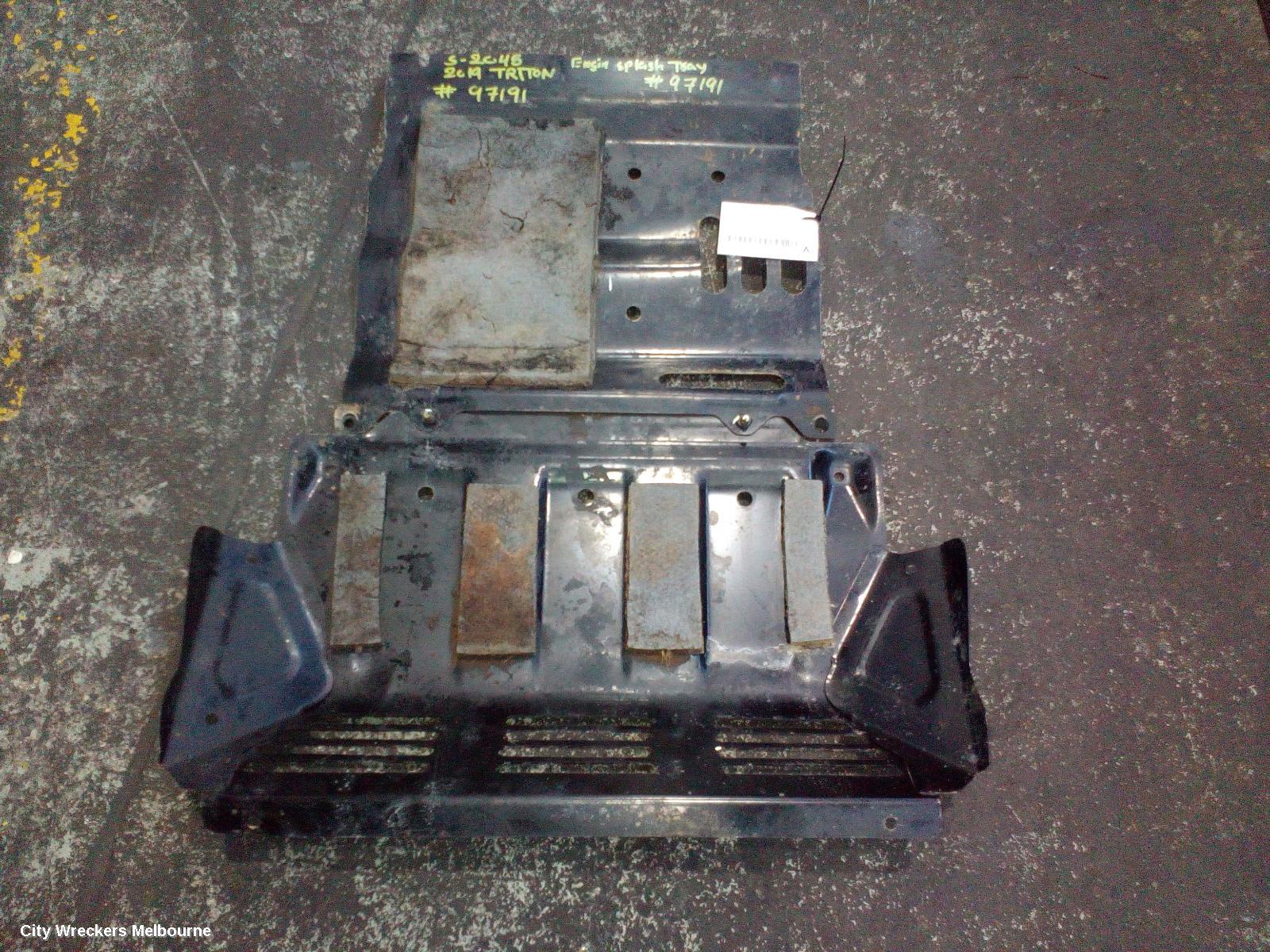 MITSUBISHI TRITON LOWER ENGINE SPLASH TRAY, MQ-MR, FULL ENGINE UNDERTRAY, 03/2015 - 10/2023 - Image 2