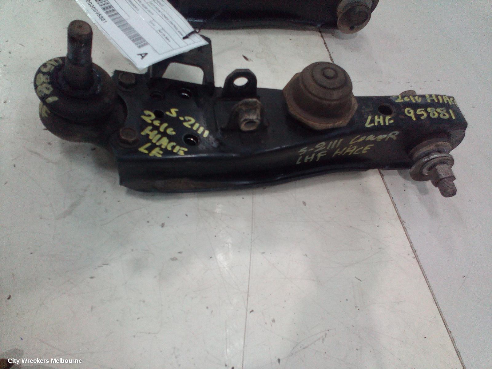 TOYOTA HIACE LEFT FRONT LOWER CONTROL ARM, TRH/KDH, 2WD, 03/2005 - 04/2019 - Image 1