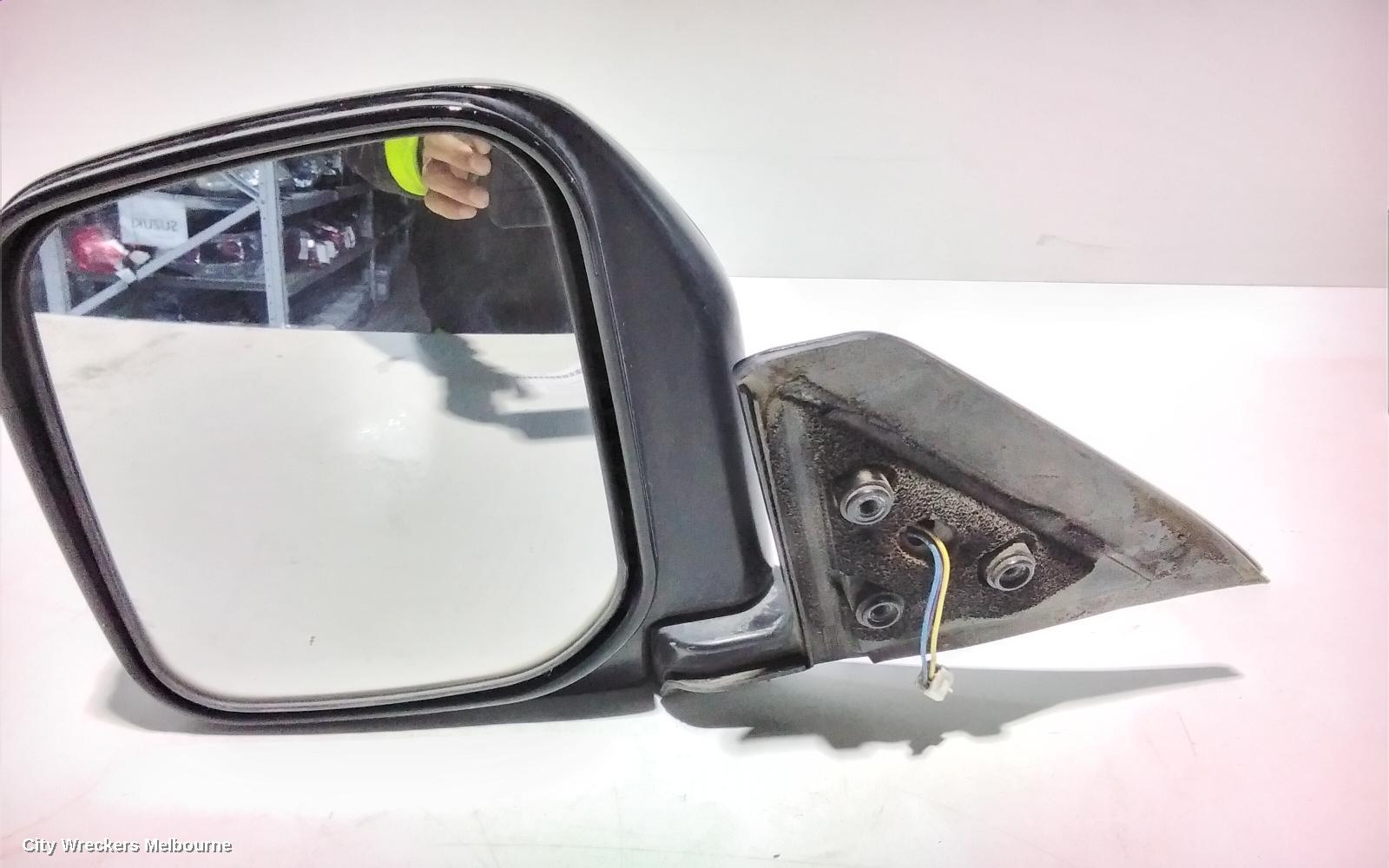 MITSUBISHI CHALLENGER LEFT DOOR MIRROR, PA, POWER, BLACK, 05/1996 - 06/2002 - Image 1