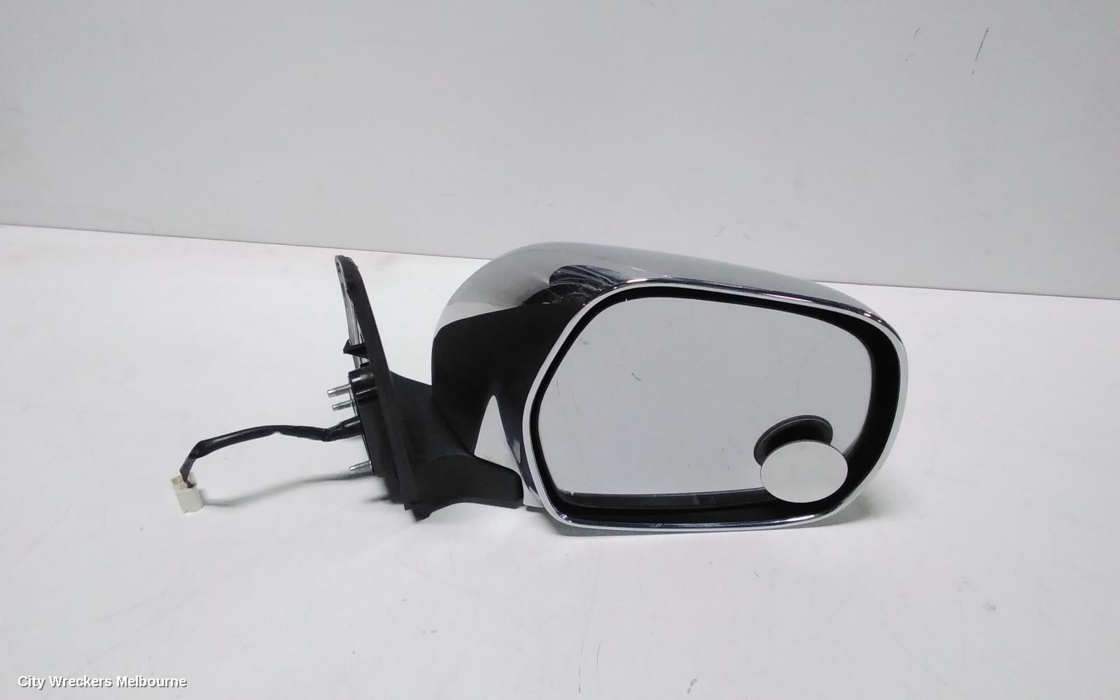TOYOTA PRADO RIGHT DOOR MIRROR, 120 SERIES, CHROME, 02/2003 - 10/2009 - Image 1