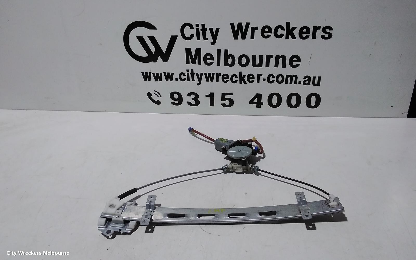 HONDA CIVIC LEFT FRONT WINDOW REG/MOTOR, 7TH GEN, POWER, SEDAN, 11/2000 - 12/2005 - Image 1