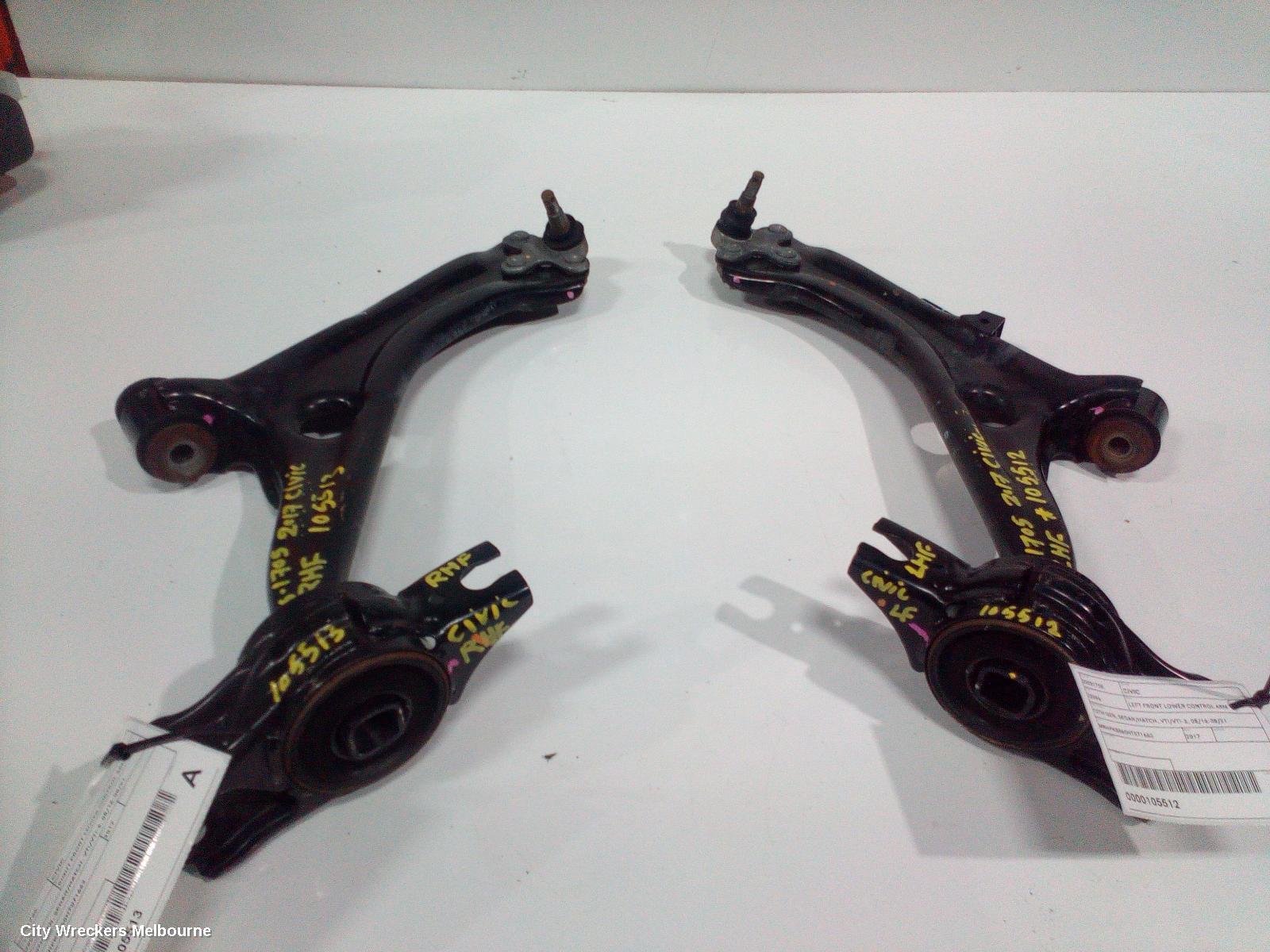 HONDA CIVIC RIGHT FRONT LOWER CONTROL ARM, 10TH GEN, SEDAN/HATCH, VTI/VTI-S, 05/2016 - 08/2021 - Image 3