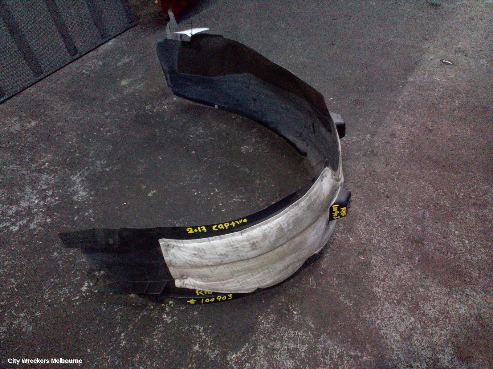 HOLDEN CAPTIVA RIGHT GUARD LINER, CG, FRONT, 10/2015 - 06/2018 - Image 3