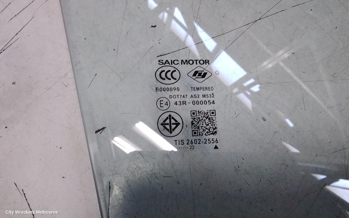 MG MG3 RIGHT FRONT DOOR WINDOW, SZP1, NON TINTED TYPE, 07/2016 - 10/2025 - Image 3