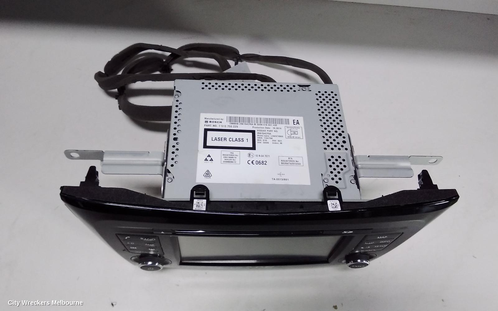 NISSAN XTRAIL RADIO/CD/DVD/SAT/TV, CD/MP3/NAVIGATION UNIT, T32, 03/2014 ONWARDS - Image 3