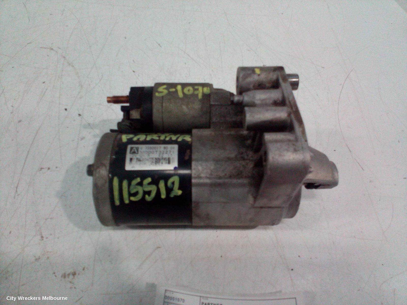 PEUGEOT PARTNER STARTER, PETROL, 1.6, 09/2008 - 01/2015 - Image 1