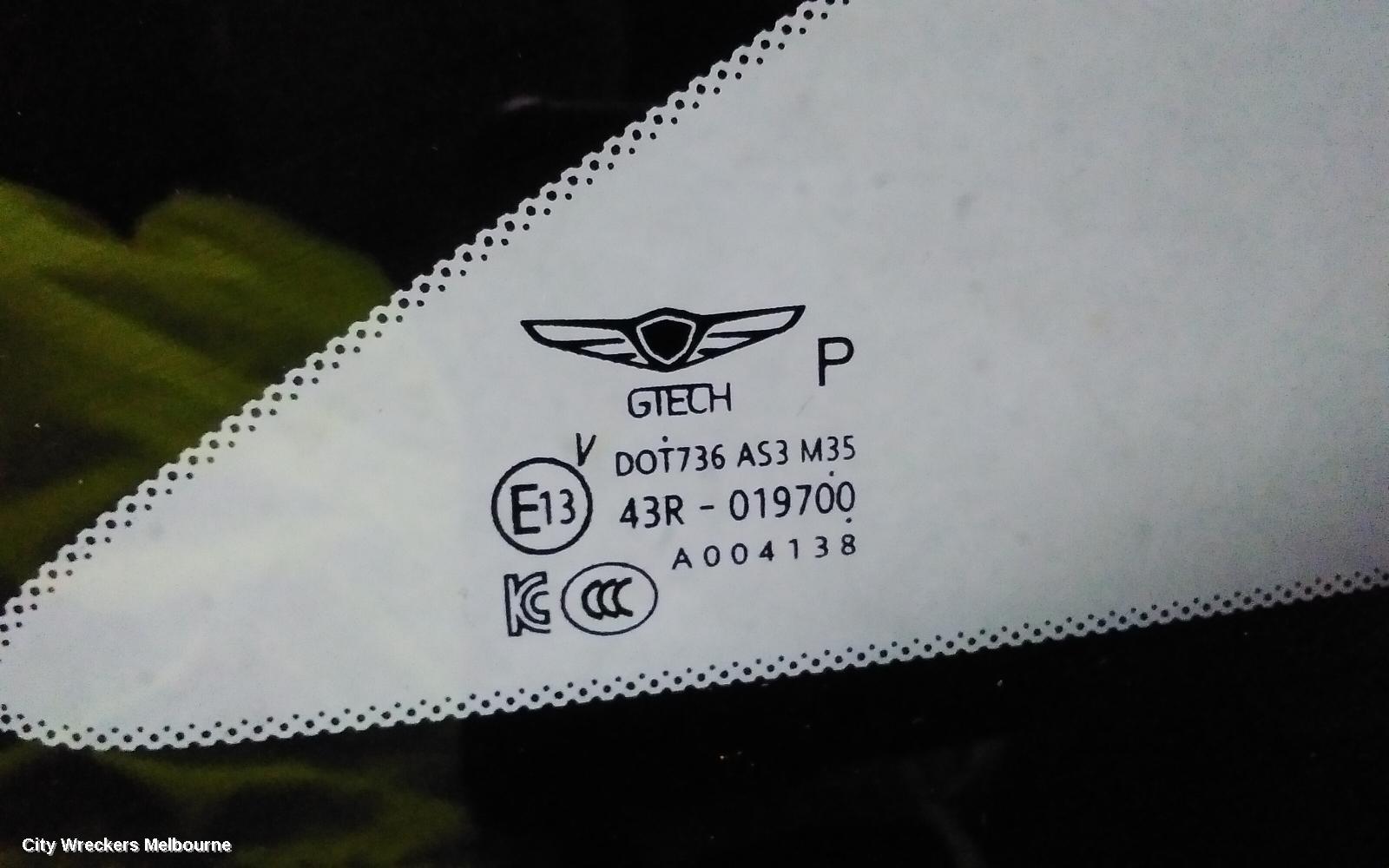 GENESIS GV70 RIGHT REAR SIDE GLASS, JK, 03/2021 ONWARDS - Image 3