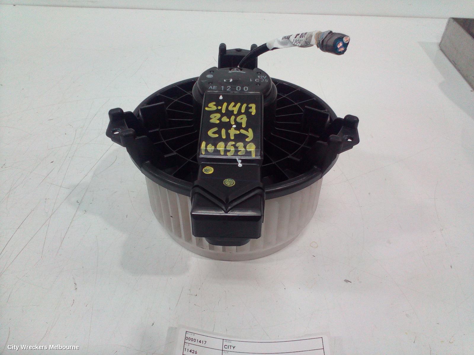HONDA CITY HEATER FAN MOTOR, GM6, 01/2014 - 09/2020 - Image 2