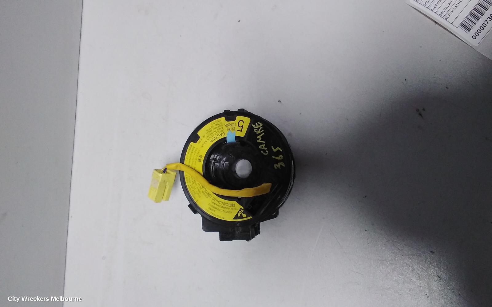 TOYOTA CAMRY AIRBAG MODULE/SENSOR, CLOCKSPRING, SK36, W/ CONTROLS ON STEERING WHEEL, YELLOW PLUG TYPE, 08/2002 - 05/2006 - Image 2