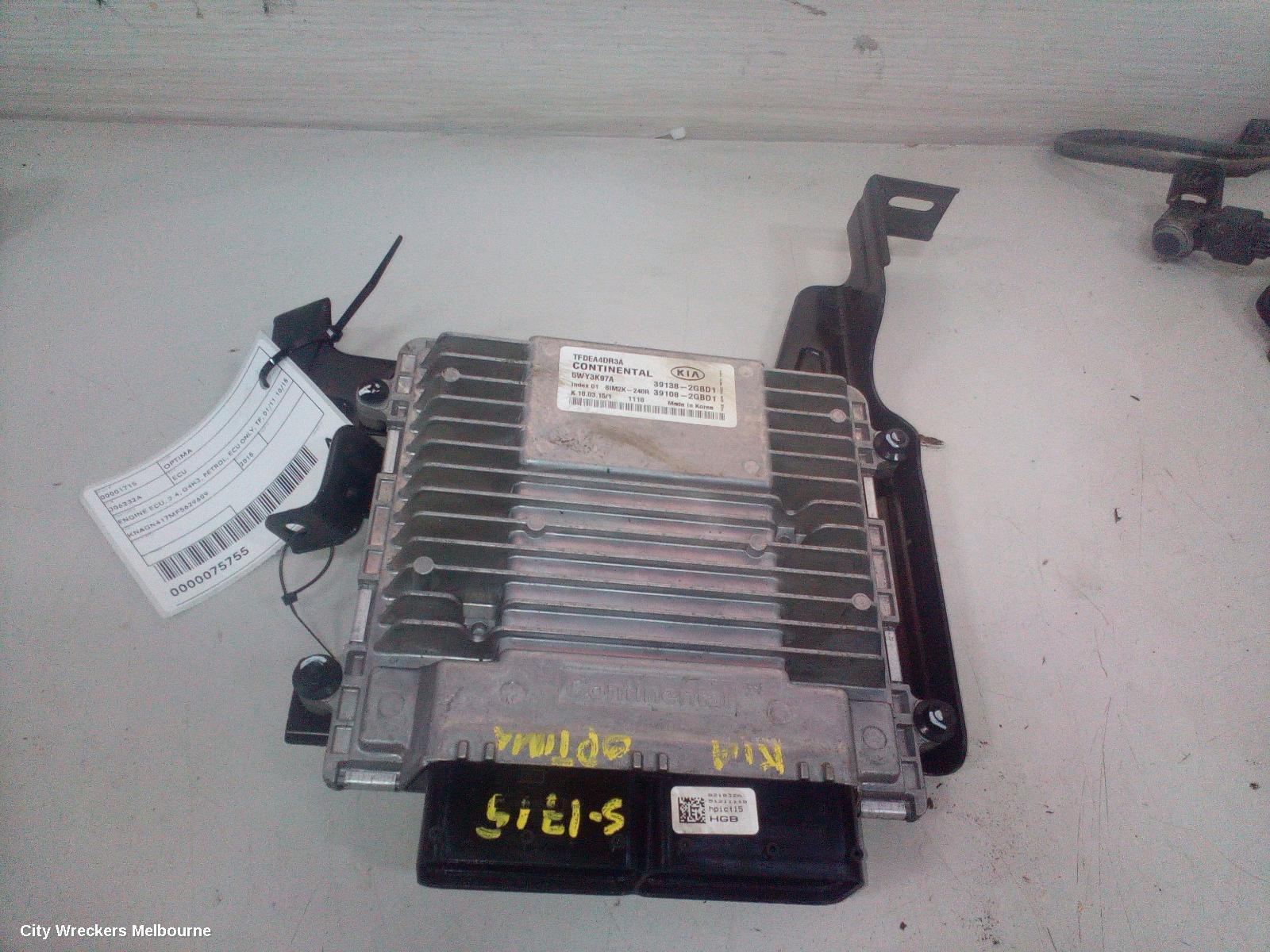 KIA OPTIMA ECU, ENGINE ECU, 2.4, G4KJ, PETROL, ECU ONLY, TF, 01/2011 - 10/2015 - Image 2