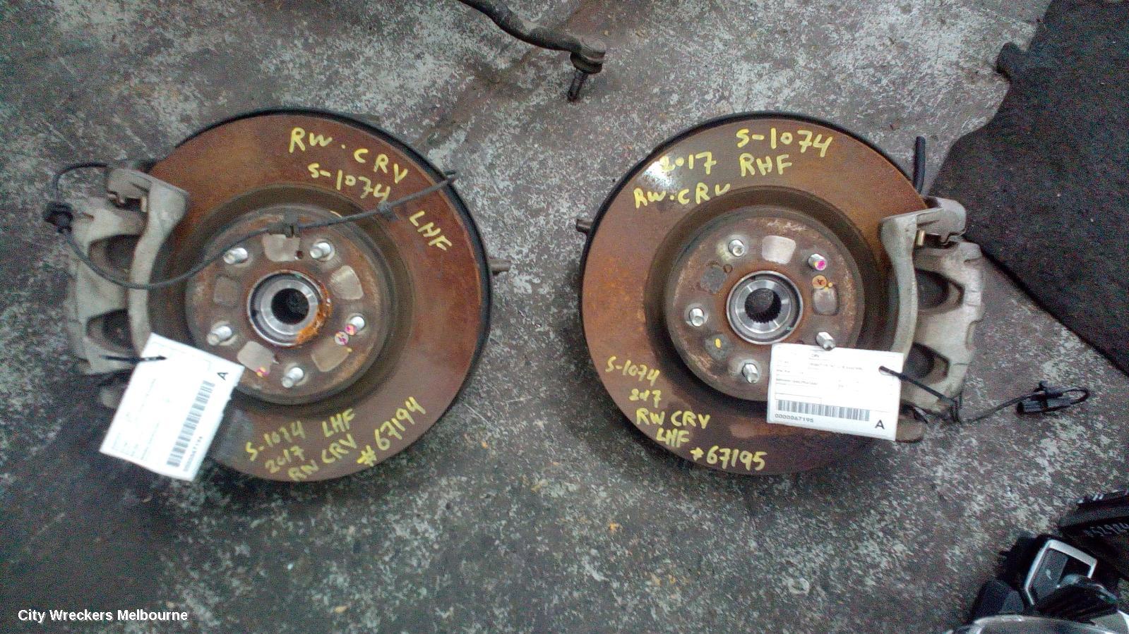 HONDA CRV LEFT FRONT HUB ASSEMBLY, RW, 05/2017 - 08/2023 - Image 2