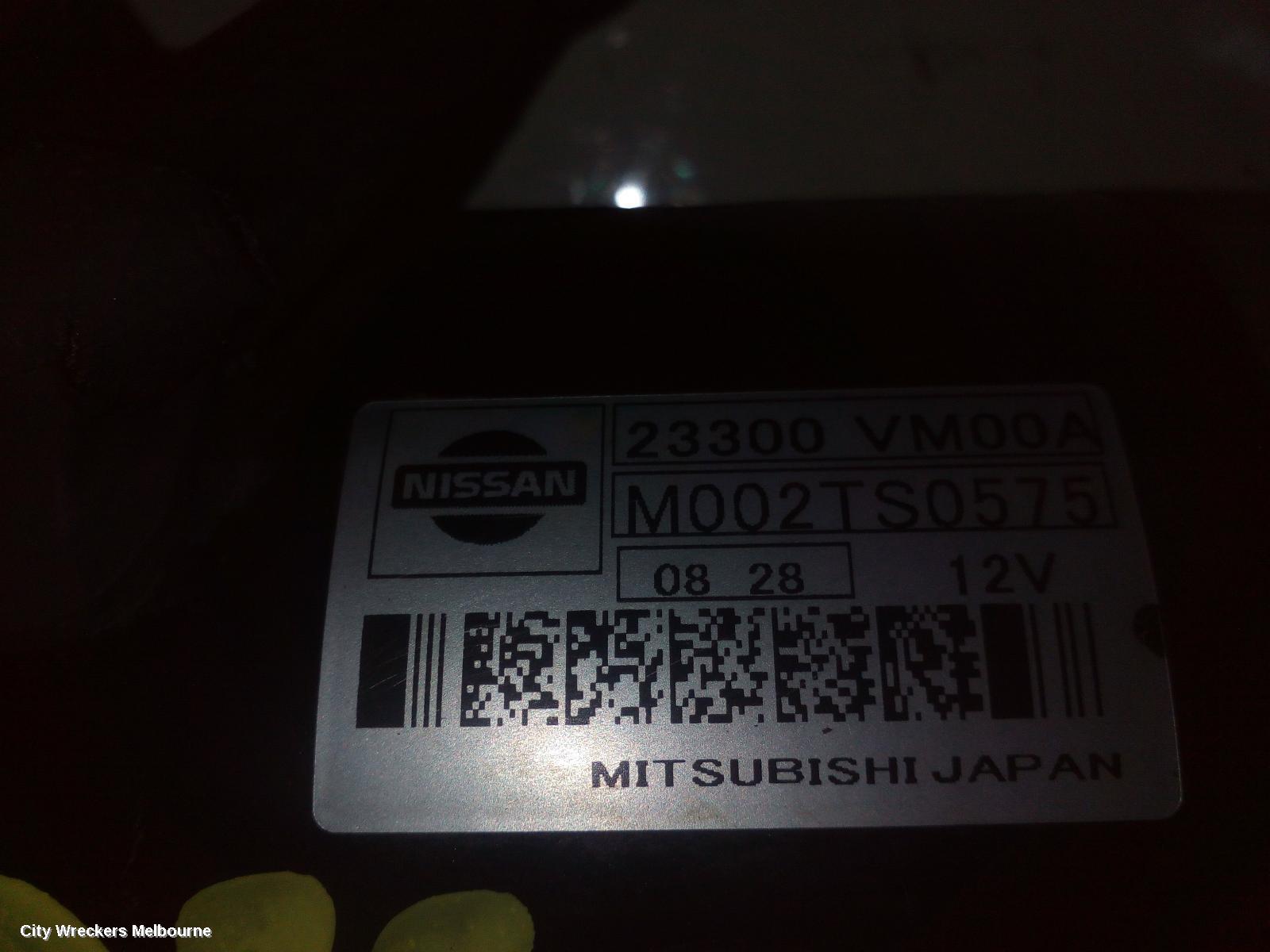 NISSAN NAVARA STARTER, DIESEL, 2.5, YD25, TURBO, D40 (VIN MNT), 10 TEETH TYPE, 09/2005 - 08/2015 - Image 2