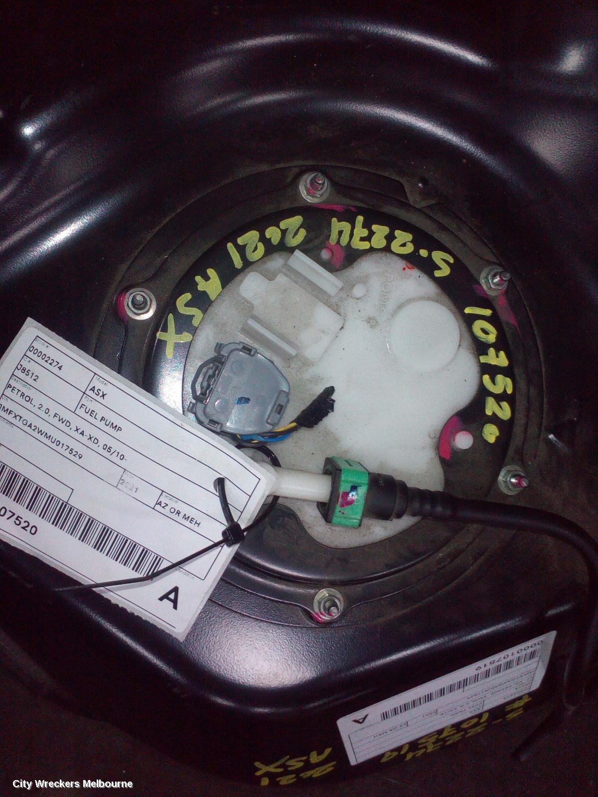 MITSUBISHI ASX FUEL PUMP, PETROL, 2.0, FWD, XA-XD, 05/2010 ONWARDS - Image 2