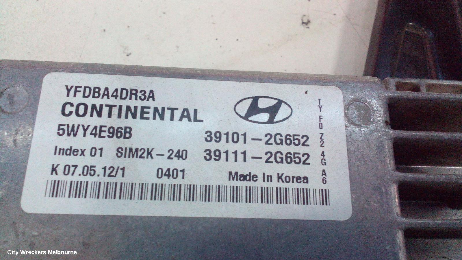 HYUNDAI I45 ECU, ENGINE ECU, 2.4, G4KJ, AUTO TM, ECU ONLY, YF, 02/2010 - 04/2014 - Image 2